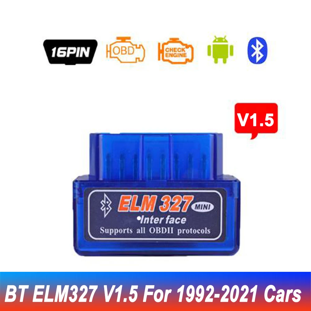 V2.1 OBD2 / Obdii Super Mini ELM327 Bluetooth Elm 327 Version 2.1 Error Coder An - £50.59 GBP