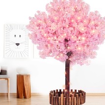 ArtificialCherryBlossomTreeWithLedLight,ChristmasPinkCherryTree,CherryBlossomTre - $297.99