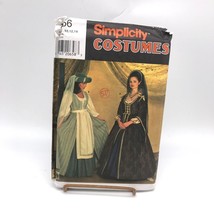 UNCUT Sewing PATTERN Simplicity 7756, Misses Renaissance Halloween Costumes, 199 - £19.79 GBP