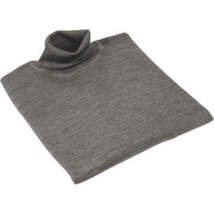 Men PRINCELY Turtle neck Sweater From Turkey Merino Wool 1011-80 Mid. Gray image 3