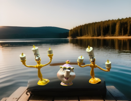 just toys  Beauty &amp; The Beast Bendable 4&quot; Figure Lumiere Bendy &amp; Mrs. Potts - $19.79