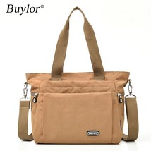 Buylor Women&#39;s Shoulder Bag Nylon OxCanvas Female Handbag Large Capacity Messeng - £35.47 GBP