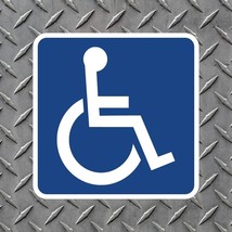 Handicap Logo Parking Sign Table Wheelchair Car Window Decal Vinyl Sticker  - £1.16 GBP+