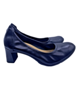 Clarks Comfort Heels Pumps Size 9.5 9 1/2 Black Neily Pearl Leather Slip... - $39.29
