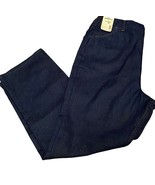 Lady Maverick Vintage Jeans NWT Size 20 Dark Wash Denim Made In USA Elastic - $13.86