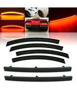 Smoked Front &amp; Rear LED Side Bumper Marker Lamp Lens Set For 2014-19 C7 ... - $189.95