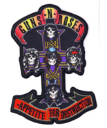 Guns N Roses Appetite For Destruction  Printed &amp; Embroidered Patch 3&quot;x 4... - $7.49