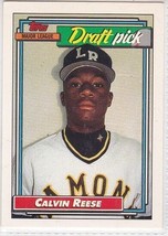 M) 1992 Topps Baseball Trading Card - Calvin Reese #714 - $1.97