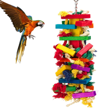Extra Large Bird Parrot Toys for Macaws, African Grey, Amazon Parrots Bi... - £30.72 GBP