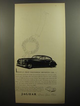 1952 Jaguar Car Ad - America&#39;s most preferred imported car - £13.82 GBP