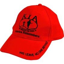 KIA US America Remembers Hat Cap Red &amp; Black - £12.22 GBP