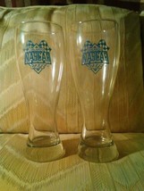 2 Orlando Nascar Cafe Beer Glasses Blue - £23.44 GBP