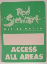 ROD STEWART - VINTAGE ORIGINAL CONCERT TOUR CLOTH BACKSTAGE PASS ***LAST... - £7.86 GBP