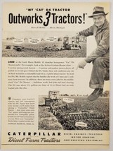 1951 Print Ad Caterpillar CAT D4 Crawler Diesel Tractors Made in Peoria,... - $11.68