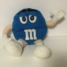 Blue M &amp; M Doll Plush 6.5&quot; tall Stuffed Animal Toy  - £7.82 GBP