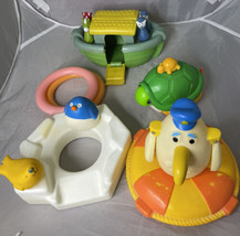 Vintage Playskool Toddler Bath Toys Seal penguin Noah’s ark - £32.01 GBP