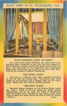 Holy of Holies Religion interior St Petersburg Florida Postcard Teich 13478 - $5.49