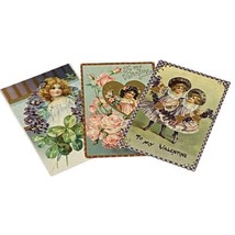 Raphael Tuck And Sons Valentine Postcards Antique Lot Of 3 - £11.78 GBP