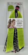 Scunci No Slip Grip All Day Hold - Pop It In Your Pony Lime Animal Print... - $8.90
