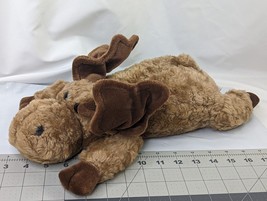 Ty Pillow Pals Mortimer Moose Plush 16 Inch 1995 Brown Stuffed Animal Toy - $9.95