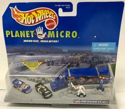 Hot Wheels Planet Micro PRO RACING SERIES 1 #44Pontiac Grand Prix #28 Ford Truck - $19.14