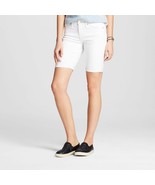 Mossimo Mid Rise Bermuda Denim Short Size 2 26&quot;W 9in Inseam Shorts NWT W... - $6.29