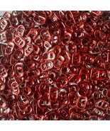 500 Red Aluminum Pop/Soda/Beer can Pull Tabs for Crafts Charity (2 Hole) - $13.00