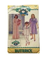 Butterick 3436 Girls Pajamas Nightgown Cabbage Patch Kids CPK Sewing Pat... - €6,54 EUR