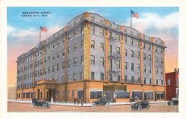 Postcard Green Bay Wi Beamont Hotel F36 - £7.22 GBP