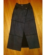 Dior Asymmetrical Wrap Skirt Lambskin Suede Sherpa Galliano Era Charcoal... - $4,376.66 CAD