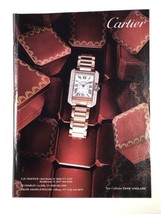 Cartier Wrist Watch Print Ad 2012 New Yorker Magazine Watches Advertising Photo - £7.95 GBP