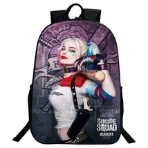 Suicide Squad Knapsacks 3D Print Students Schoolbag Travel Backpack Shoulder Bag - £19.15 GBP