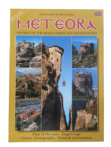 METEORA History of the Monasteries &amp; Monasticism Colored Pictures Maps Info Book - £18.16 GBP