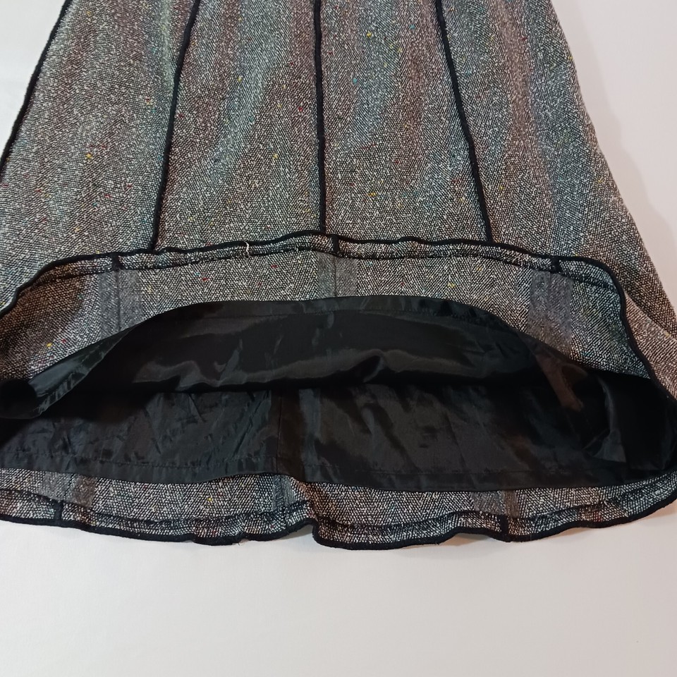Sag Harbor F53288GY Women's Back Zip A-Line Gray Skirt Size 8 Item image 9