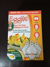 EGGIES Hard Boiled Egg Cooker SIX Plastic Cookers + Yolk Separator New - £5.13 GBP