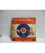 1942 Musette 45 record book Jack and Jill Singers Children Stories Rare - €34,20 EUR