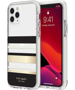 kate spade new york Hardshell Case - iPhone 11 Pro - Park Stripe Gold Fo... - £8.05 GBP