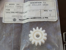 Noritsu Koki 802WLU paper side roller 13 tooth gear part# A006236-02 gen... - $19.79