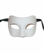UNPAINTED BLANK &quot;COLOMBINA GREZZA&quot; VENETIAN MASKS TO DECORATE HALLOWEEN ... - $14.99