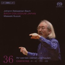 Bach: Cantatas, Vol 36 (BWV 6, 42, 103, 108) /Bach Collegium Japan  Suzuki  - $18.00