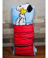 Charle Brown Snoopy With Woodstock Long Pillow On Dog House - 28 inches! - £11.57 GBP
