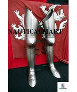 Nauticalmart Medieval Larp Full Leg Armor UPPER leg, knees,greaves and s... - $244.02