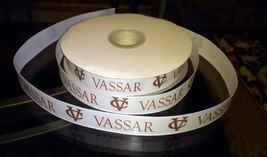 Vassar University Inspired Grosgrain Ribbon - £7.74 GBP