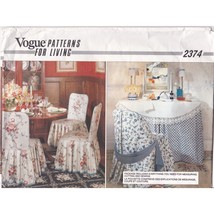 UNCUT Vintage Sewing PATTERN Vogue 2374, Patterns for Living 1989 Elegan... - $18.39