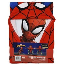 Marvel Spiderman Microfiber Hooded Poncho Towel - £11.17 GBP