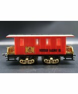Vtg New Bright Red Caboose Western R.R. Lines Train 1986 - $28.00 CAD