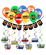 Hilarious Bachelor Party Decorations Pack  Game Over Bachelor Party Supp... - $42.99