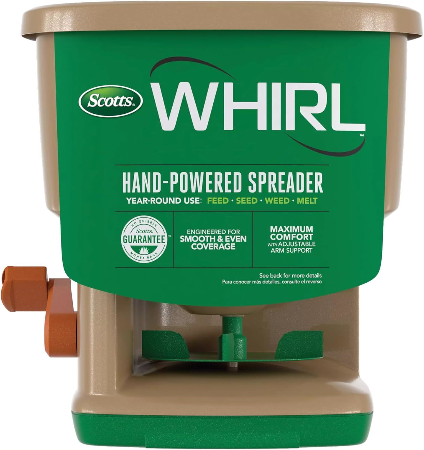 Hand-Powered Scotts Whirl Spreader - $33.96