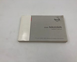 2009 Nissan Maxima Owners Manual Handbook OEM J02B08005 - £24.95 GBP