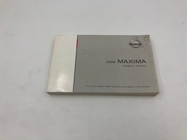 2009 Nissan Maxima Owners Manual Handbook OEM J02B08005 - £24.95 GBP